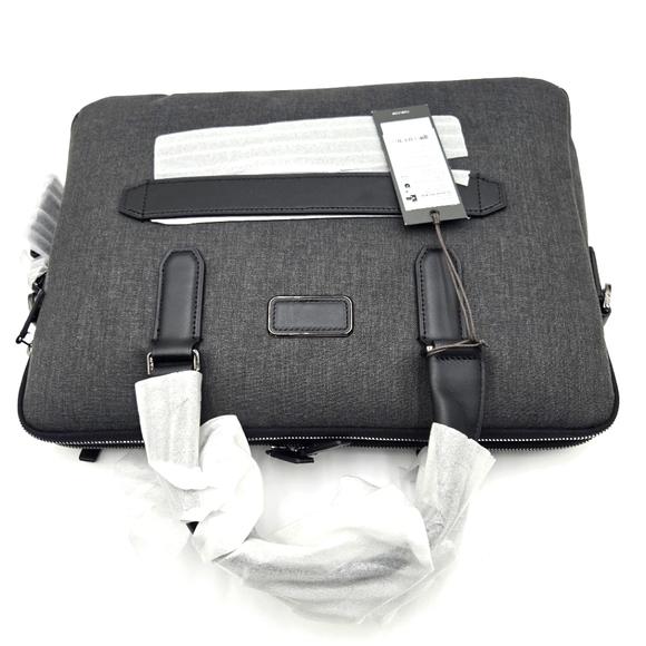 #98 NWT - Harrison Avondale Top Zip Brief - Charcoal - Picture 13 of 16